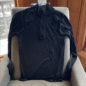 Smartwool Black Zip-Up top